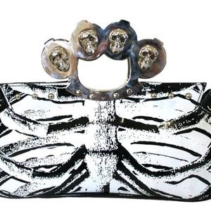 Too Fast Ribcage Bag Purse Goth Rockabilly Tattoo